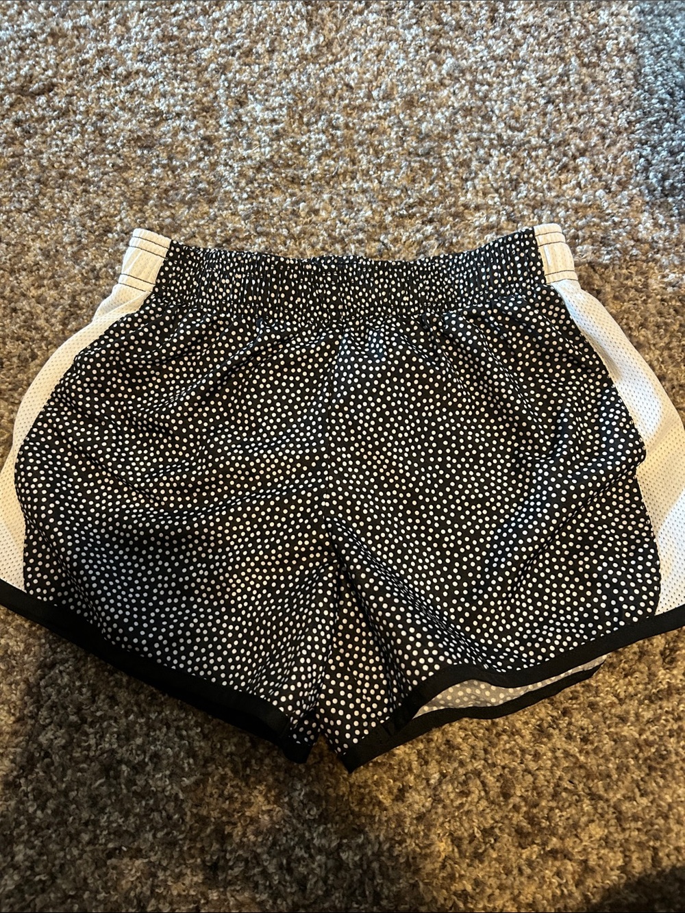 Danskin Black and White Dot Athletic Shorts